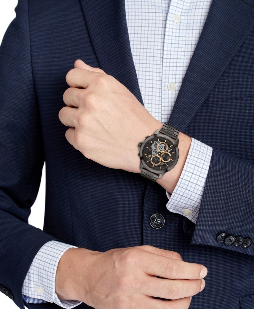 Tommy Hilfiger TH1710479 Horloge - Staal - Grijs - 44mm, exclusief en kwalitatief hoogwaardig. Ontdek nu!
