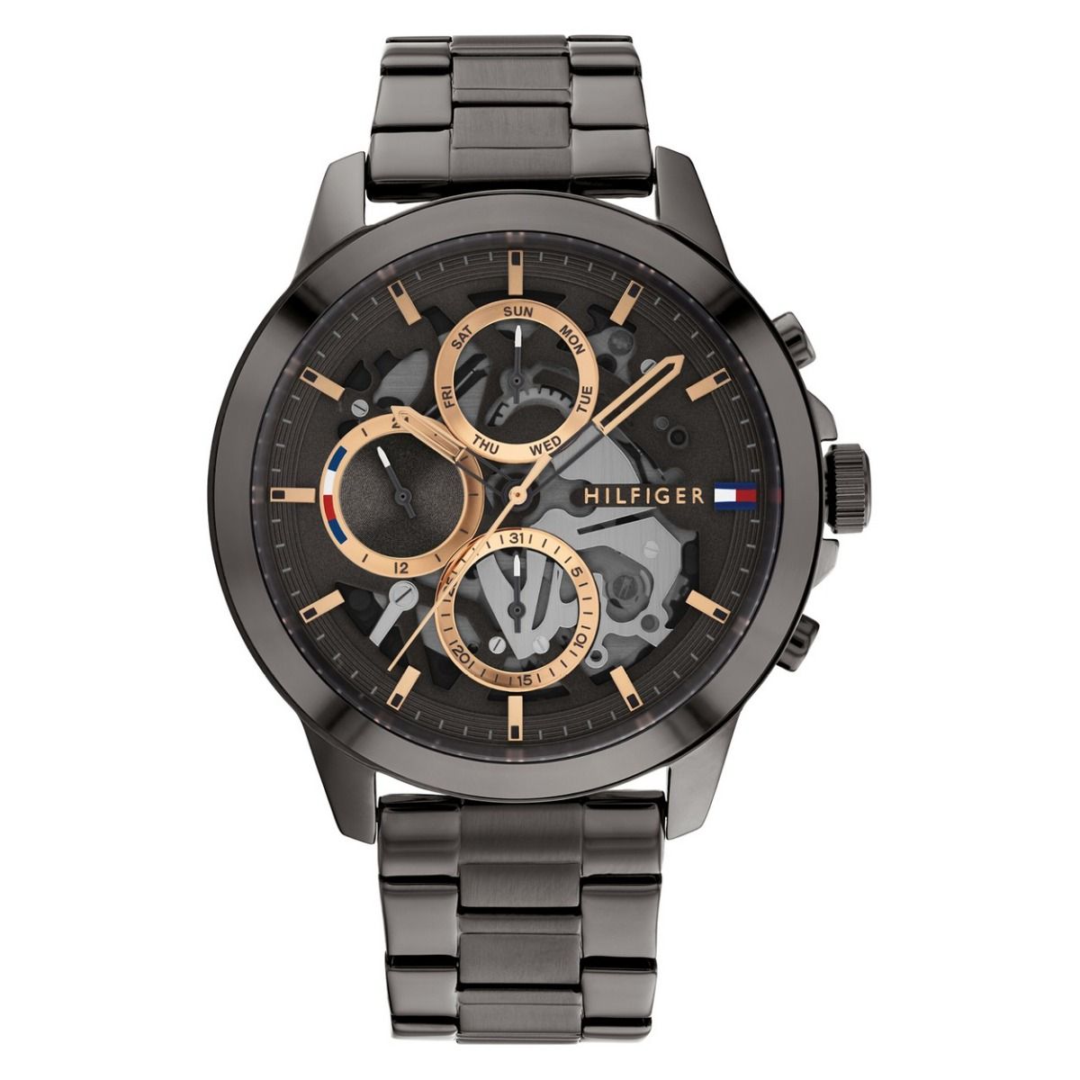 Tommy Hilfiger TH1710479 Horloge - Staal - Grijs - 44mm, exclusief en kwalitatief hoogwaardig. Ontdek nu!