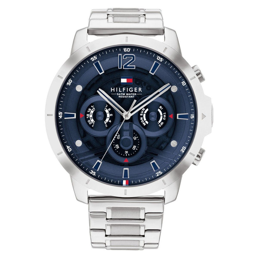 Tommy Hilfiger TH1710492 Horloge Heren Staal Blauw 50mm, exclusief en kwalitatief hoogwaardig. Ontdek nu!