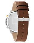 Tommy Hilfiger TH1710496 Horloge Heren Staal Zilverkleurig Leren band 44mm, exclusief en kwalitatief hoogwaardig. Ontdek nu!