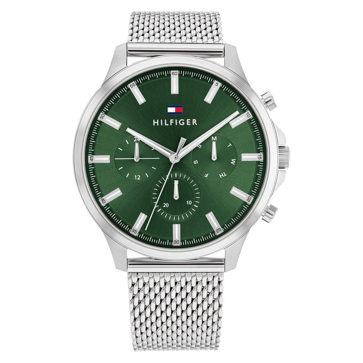 Tommy Hilfiger TH1710499 Horloge Heren Staal Zilverkleurig Milanese band 44mm, exclusief en kwalitatief hoogwaardig. Ontdek nu!