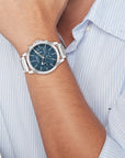 Tommy Hilfiger TH1710518 Horloge Heren Zilverkleurig 46mm, exclusief en kwalitatief hoogwaardig. Ontdek nu!
