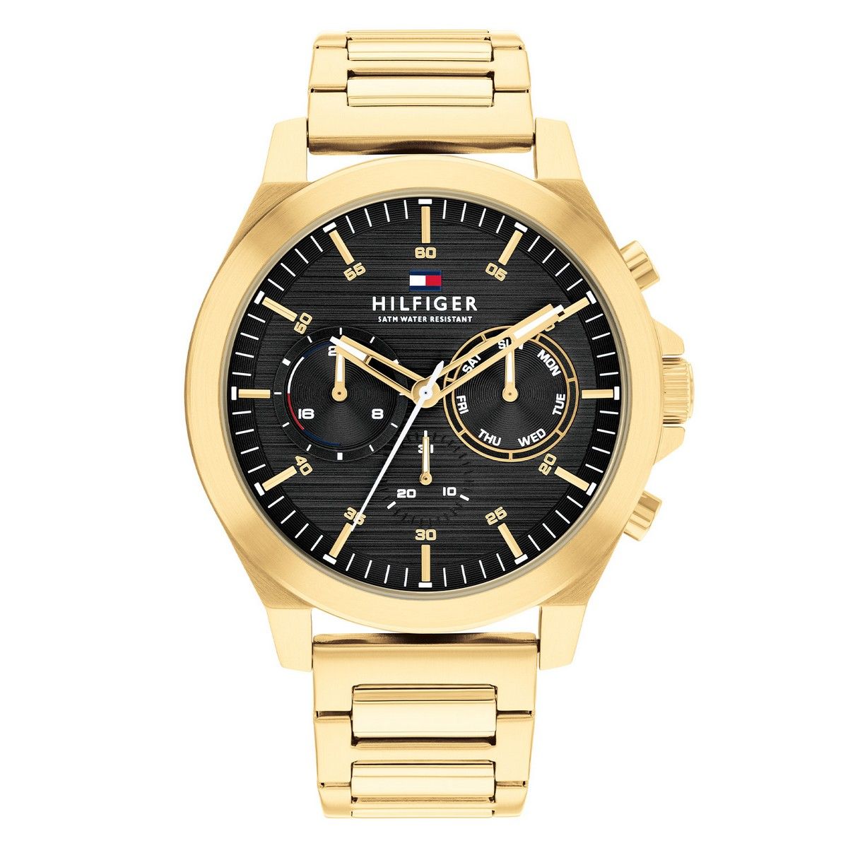Tommy Hilfiger TH1710520 Horloge Heren Goudkleurig 46mm, exclusief en kwalitatief hoogwaardig. Ontdek nu!