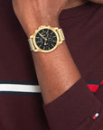 Tommy Hilfiger TH1710520 Horloge Heren Goudkleurig 46mm, exclusief en kwalitatief hoogwaardig. Ontdek nu!