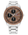 Tommy Hilfiger TH1710533 Horloge Heren Zilverkleurig 43mm, exclusief en kwalitatief hoogwaardig. Ontdek nu!