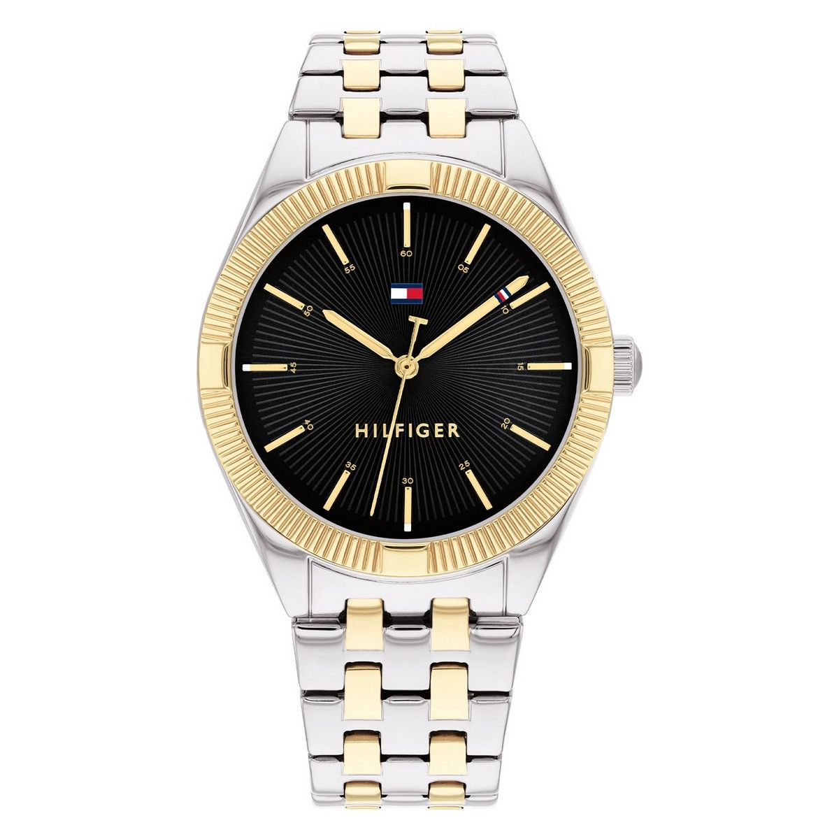 Tommy Hilfiger TH1782549 Horloge Dames Staal Bi-color Schakelband 34mm, exclusief en kwalitatief hoogwaardig. Ontdek nu!