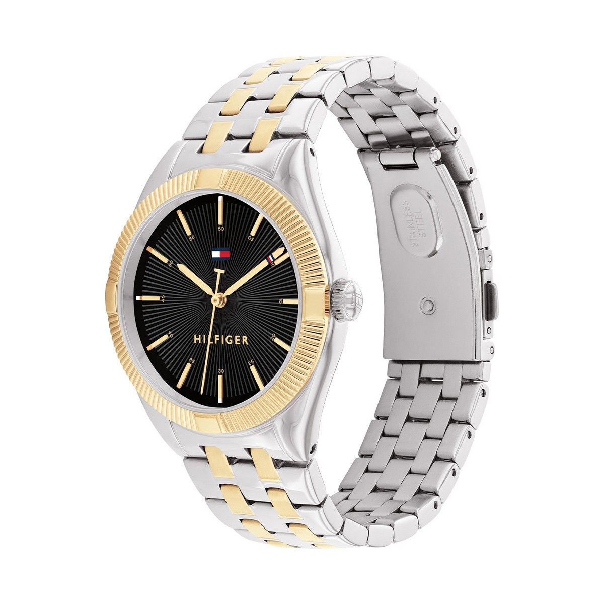 Tommy Hilfiger TH1782549 Horloge Dames Staal Bi-color Schakelband 34mm, exclusief en kwalitatief hoogwaardig. Ontdek nu!