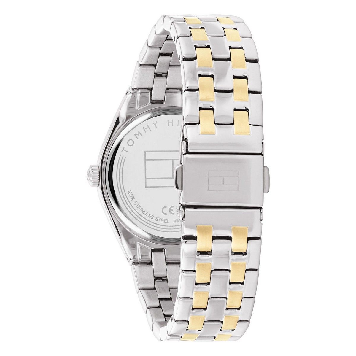 Tommy Hilfiger TH1782549 Horloge Dames Staal Bi-color Schakelband 34mm, exclusief en kwalitatief hoogwaardig. Ontdek nu!