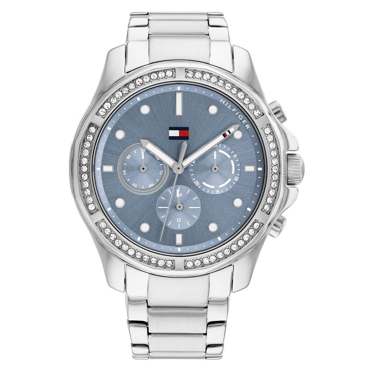 Tommy Hilfiger TH1782569 Horloge Dames Zilverkleurig 40mm, exclusief en kwalitatief hoogwaardig. Ontdek nu!