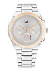 Tommy Hilfiger TH1782574 Horloge Dames Zilverkleurig 38mm, exclusief en kwalitatief hoogwaardig. Ontdek nu!