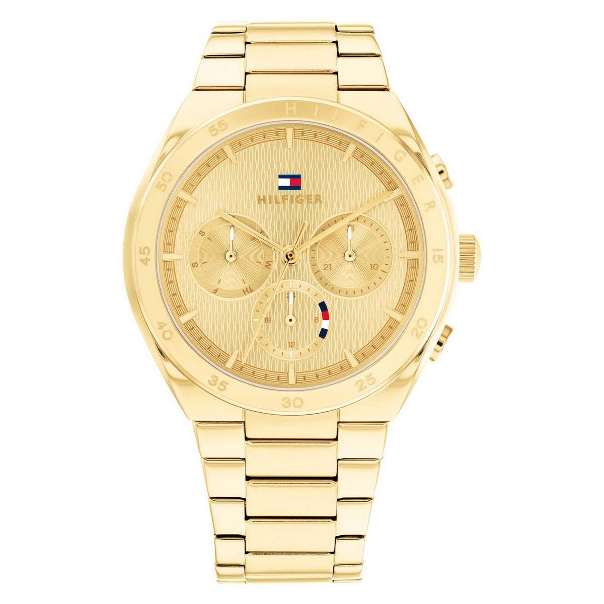 Tommy Hilfiger TH1782575 Horloge Dames Goudkleurig 38mm, exclusief en kwalitatief hoogwaardig. Ontdek nu!
