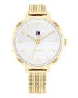 Tommy Hilfiger TH1782579 Horloge Dames Goudkleurig 38mm, exclusief en kwalitatief hoogwaardig. Ontdek nu!