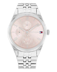 Tommy Hilfiger TH1782590 Horloge Dames Zilverkleurig 38mm, exclusief en kwalitatief hoogwaardig. Ontdek nu!