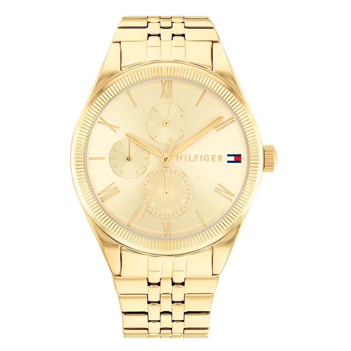 Tommy Hilfiger TH1782592 Horloge Dames Goudkleurig 38mm, exclusief en kwalitatief hoogwaardig. Ontdek nu!