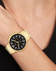 Tommy Hilfiger TH1782599 Horloge Dames Goudkleurig 40mm, exclusief en kwalitatief hoogwaardig. Ontdek nu!