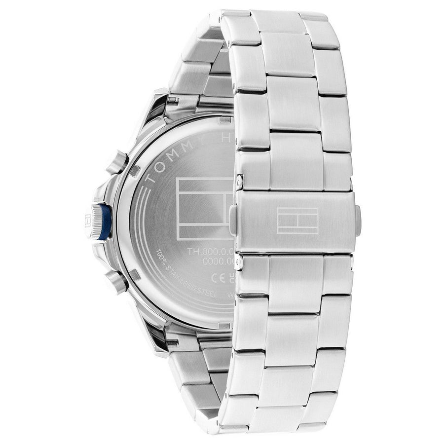 Tommy Hilfiger TH1792031 Horloge Heren Staal Zilverkleurig Schakelband 46mm, exclusief en kwalitatief hoogwaardig. Ontdek nu!