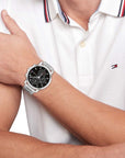 Tommy Hilfiger TH1792048 Horloge Heren Zilverkleurig 46mm, exclusief en kwalitatief hoogwaardig. Ontdek nu!