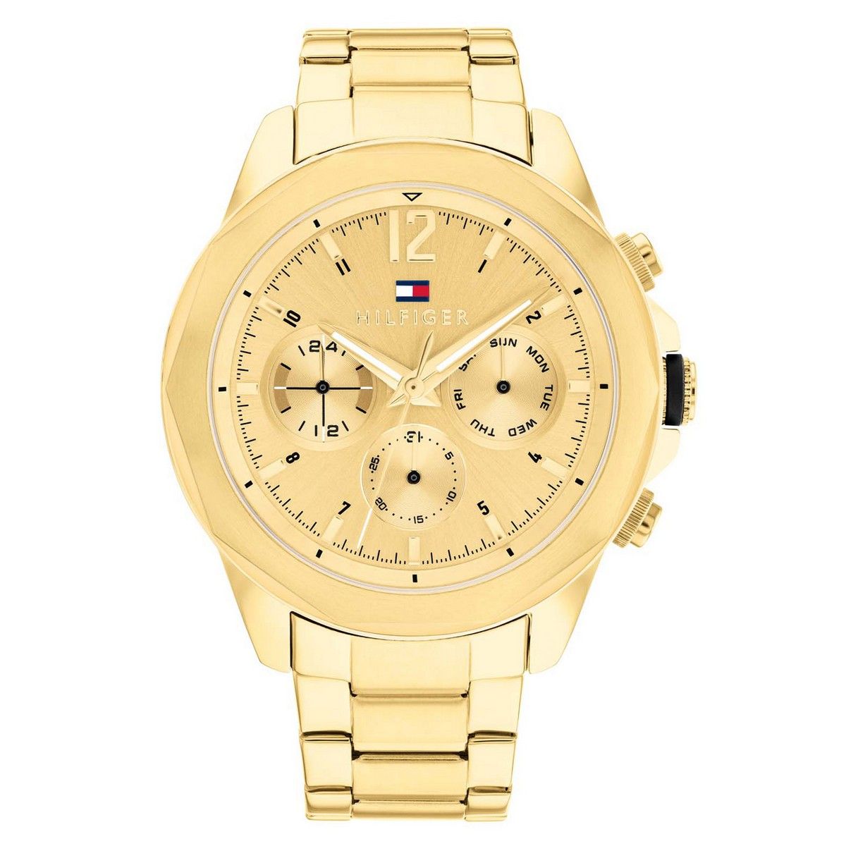 Tommy Hilfiger TH1792060 Horloge Heren Goudkleurig 46mm, exclusief en kwalitatief hoogwaardig. Ontdek nu!