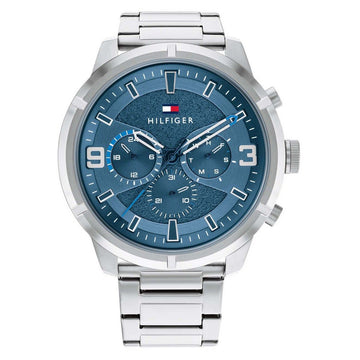 Tommy Hilfiger TH1792077 Horloge Heren Zilverkleurig 50mm, exclusief en kwalitatief hoogwaardig. Ontdek nu!