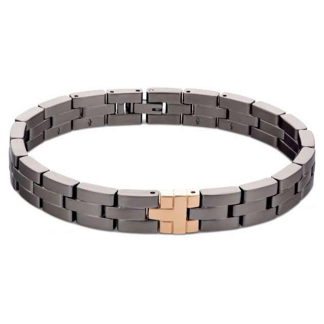 Tommy Hilfiger Jewels TJ2790297 Armband Heren Grijs Staal 22 cm, exclusief en kwalitatief hoogwaardig. Ontdek nu!