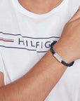 Tommy Hilfiger Jewels TJ2790480 Armband Heren Blauw 19cm, exclusief en kwalitatief hoogwaardig. Ontdek nu!