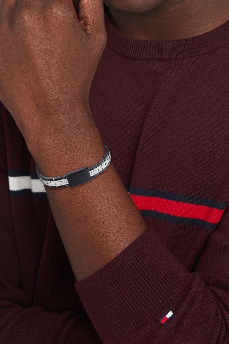 Tommy Hilfiger Jewels TJ2790503 Armband Heren Zilverkleurig 19,5cm, exclusief en kwalitatief hoogwaardig. Ontdek nu!