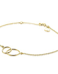 Zinzi Gold 14 karaat gouden armband open rondjes in elkaar ZGA115, exclusief en kwalitatief hoogwaardig. Ontdek nu!