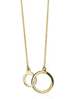 Zinzi Gold 14 karaat gouden jasseron ketting ronde vormen 42cm ZGC113, exclusief en kwalitatief hoogwaardig. Ontdek nu!