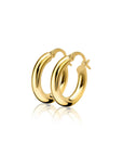 Zinzi Gold 14 karaat gouden oorringen ronde buis 16 x 3mm ZGO130, exclusief en kwalitatief hoogwaardig. Ontdek nu!