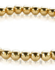 Zinzi zilveren bolletjes armband geel verguld 4mm breed 17-20cm ZIA1010G, exclusief en kwalitatief hoogwaardig. Ontdek nu!