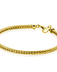 Zinzi gold plated zilveren schakelarmband vossenstaart 2,5mm breed ZIA1124G, exclusief en kwalitatief hoogwaardig. Ontdek nu!