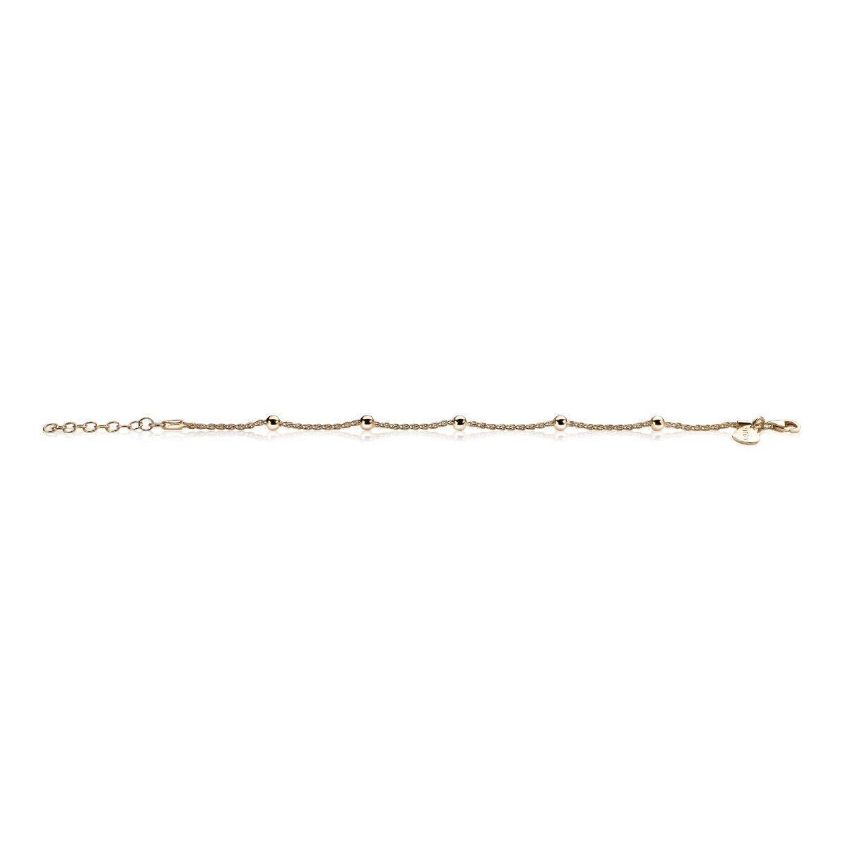Zinzi zilveren fantasie armband rose verguld 17,5-20,5cm ZIA1128R, exclusief en kwalitatief hoogwaardig. Ontdek nu!