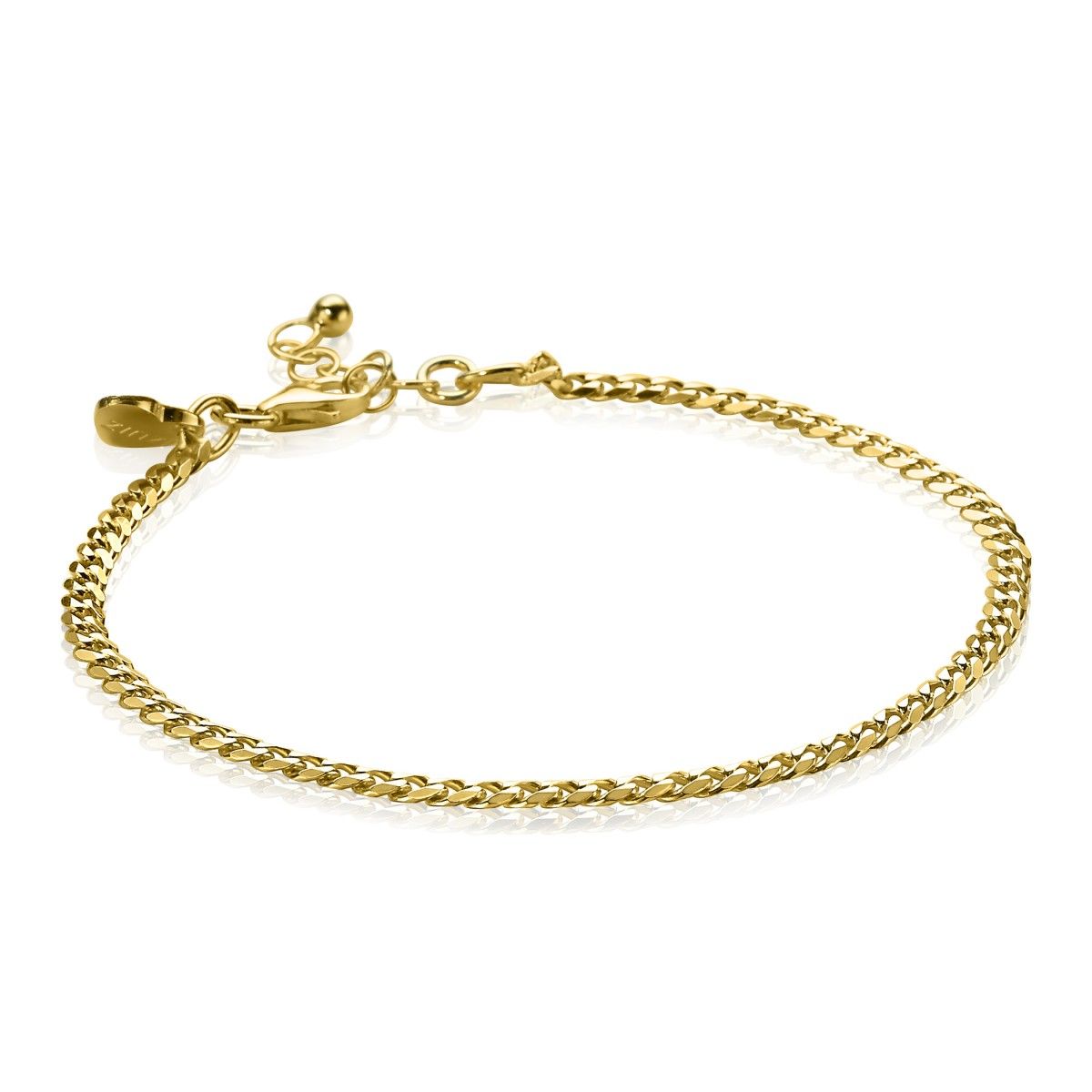 Zinzi zilveren armband goud verguld ZIA1418G (Lengte 17,5-20cm), exclusief en kwalitatief hoogwaardig. Ontdek nu!