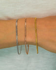 Zinzi zilveren armband goud verguld ZIA1418G (Lengte 17,5-20cm), exclusief en kwalitatief hoogwaardig. Ontdek nu!