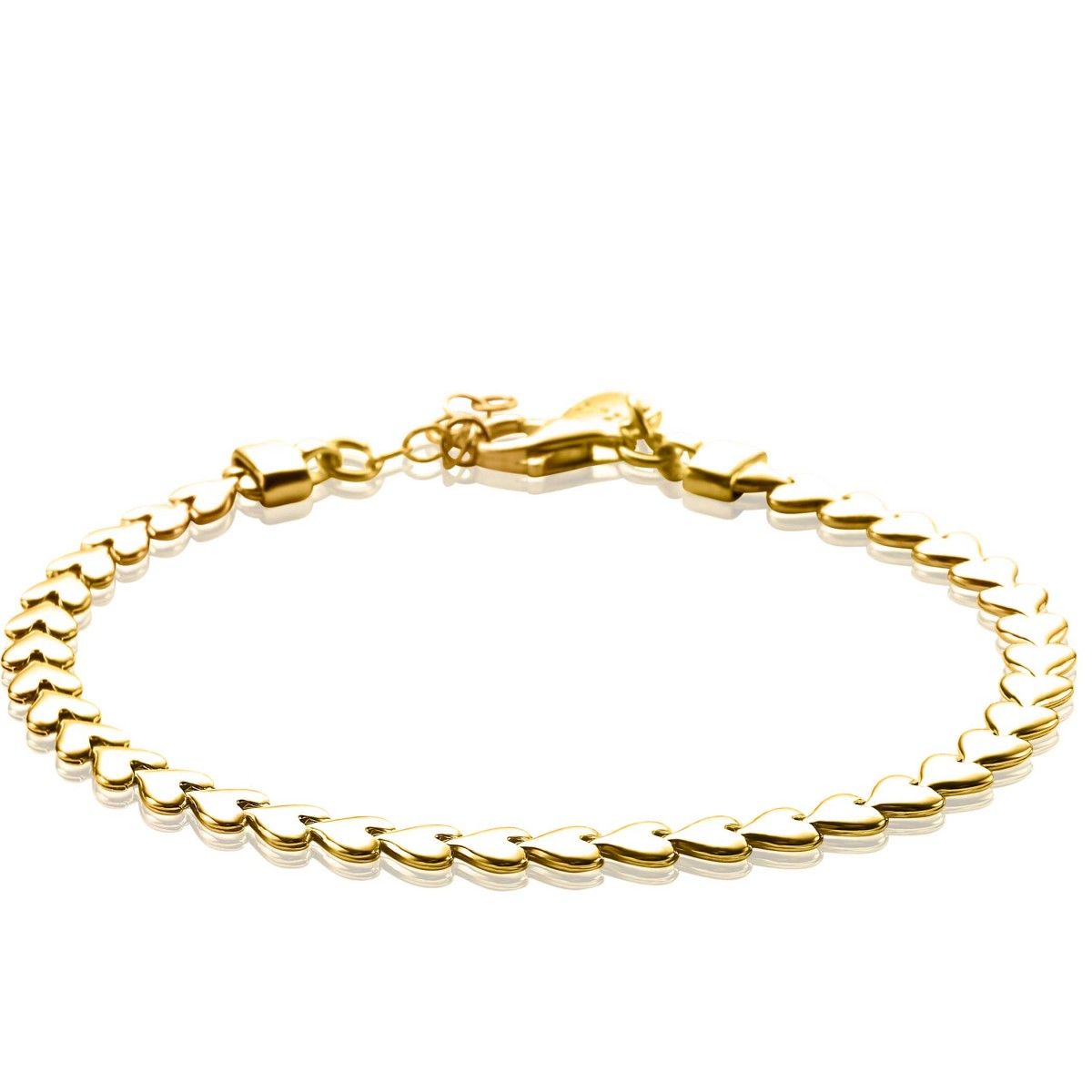 Zinzi zilveren armband goud verguld ZIA1798G (Lengte 17-19cm), exclusief en kwalitatief hoogwaardig. Ontdek nu!