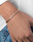 Zinzi zilveren armband rosé verguld ZIA1798R (Lengte 17-19cm), exclusief en kwalitatief hoogwaardig. Ontdek nu!