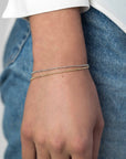 Zinzi zilveren bolletjes armband geel verguld 1,5mm breed 17-19,5cm ZIA1909G, exclusief en kwalitatief hoogwaardig. Ontdek nu!