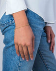 Zinzi zilveren bolletjes armband geel verguld 1,5mm breed 17-19,5cm ZIA1909G, exclusief en kwalitatief hoogwaardig. Ontdek nu!