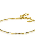 Zinzi zilveren bolletjes armband geel verguld 1,5mm breed 17-19,5cm ZIA1909G, exclusief en kwalitatief hoogwaardig. Ontdek nu!