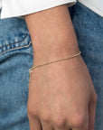 Zinzi zilveren bolletjes armband geel verguld 1,5mm breed 17-19,5cm ZIA1909G, exclusief en kwalitatief hoogwaardig. Ontdek nu!