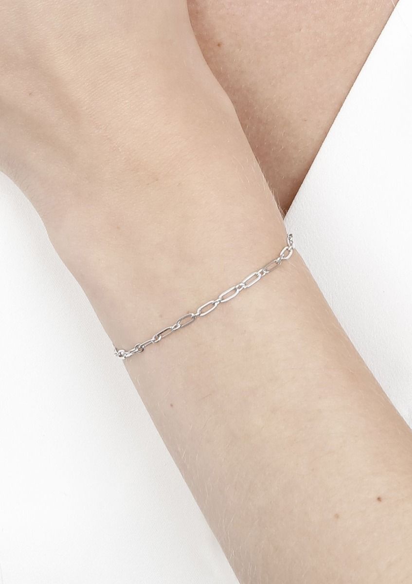 Zinzi zilveren armband met &#39;paperclip&#39; schakel 2,4mm breed ZIA2033, exclusief en kwalitatief hoogwaardig. Ontdek nu!