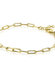Zinzi zilveren paperclip schakel armband 14K geel verguld 3,5mm breed ZIA2202G, exclusief en kwalitatief hoogwaardig. Ontdek nu!