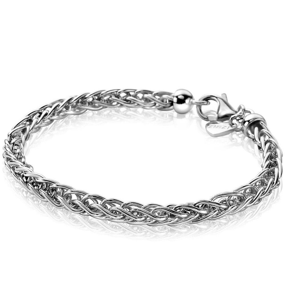 Zinzi zilveren armband vossenstaart 5mm breed 19cm ZIA2214, exclusief en kwalitatief hoogwaardig. Ontdek nu!