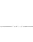 Zinzi zilveren armband dubbele ketting met paperclip schakels ZIA2262, exclusief en kwalitatief hoogwaardig. Ontdek nu!