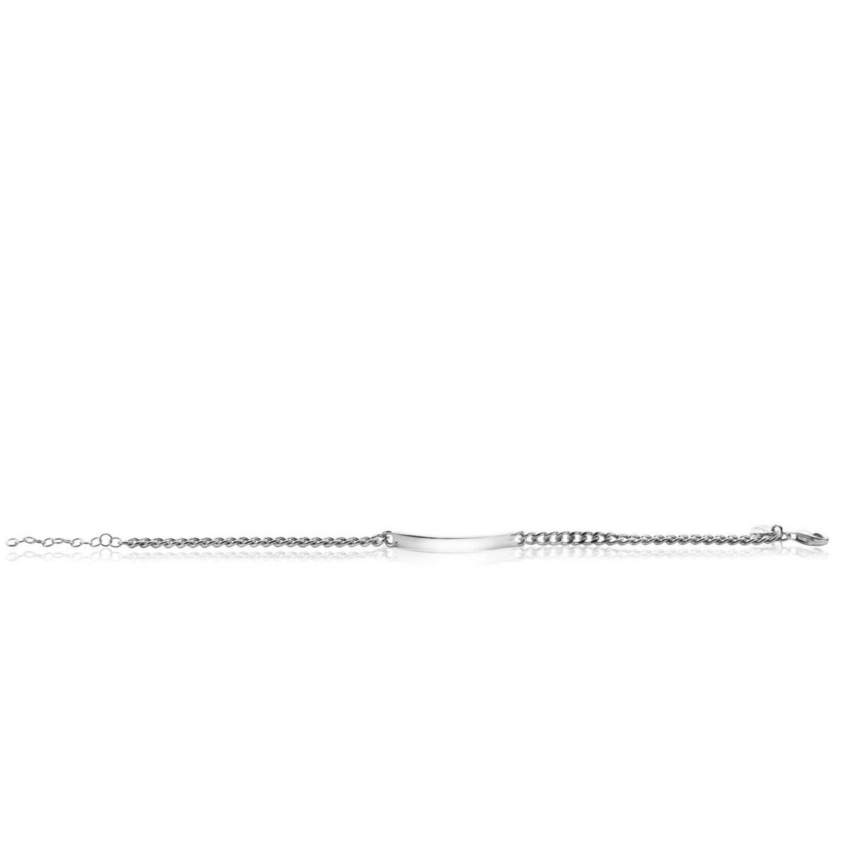Zinzi zilveren plaat armband armband ZIA2271, exclusief en kwalitatief hoogwaardig. Ontdek nu!