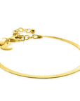 Zinzi gold plated zilveren platte slangen-armband 3,5mm breed ZIA2292G, exclusief en kwalitatief hoogwaardig. Ontdek nu!