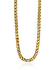 Zinzi zilveren schakelketting geel verguld 4,5mm breed 45cm ZIC1057G, exclusief en kwalitatief hoogwaardig. Ontdek nu!