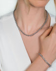 Zinzi zilveren schakel collier 43cm ZIC1205, exclusief en kwalitatief hoogwaardig. Ontdek nu!