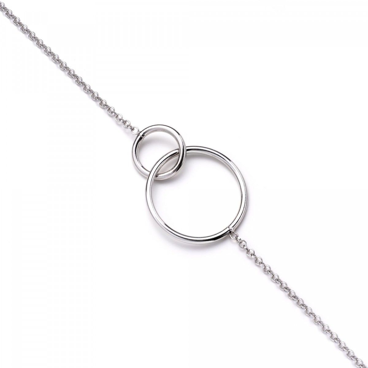 Zinzi zilveren collier ronde vormen 42-45cm ZIC1278, exclusief en kwalitatief hoogwaardig. Ontdek nu!