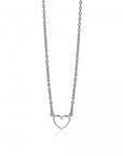 Zinzi zilveren ketting open hartje 40-43cm ZIC1420, exclusief en kwalitatief hoogwaardig. Ontdek nu!